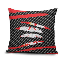 Poland Beast Pillow Cover Ripped Flag Graphic - Wonder Print Shop