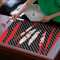 Poland Beast Puzzle Ripped Flag Graphic - Wonder Print Shop