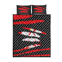 Poland Beast Quilt Bed Set Ripped Flag Graphic - Wonder Print Shop