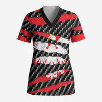 Poland Beast Scrub Top Ripped Flag Graphic - Wonder Print Shop