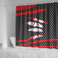 Poland Beast Shower Curtain Ripped Flag Graphic - Wonder Print Shop