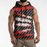 Poland Beast Sleeveless Hoodie Ripped Flag Graphic - Wonder Print Shop