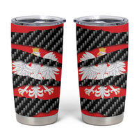 Poland Beast Tumbler Cup Ripped Flag Graphic - Wonder Print Shop