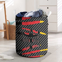 Germany Beast Laundry Basket Ripped Flag Graphic - Wonder Print Shop
