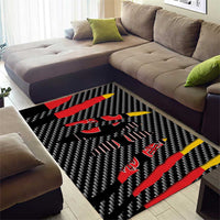 Germany Beast Area Rug Ripped Flag Graphic - Wonder Print Shop