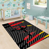 Germany Beast Area Rug Ripped Flag Graphic - Wonder Print Shop