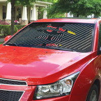 Germany Beast Auto Sun Shade Ripped Flag Graphic - Wonder Print Shop