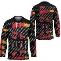 Germany Beast Hockey Jersey Ripped Flag Graphic - Wonder Print Shop