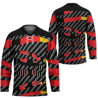 Germany Beast Hockey Jersey Ripped Flag Graphic - Wonder Print Shop
