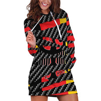 Germany Beast Hoodie Dress Ripped Flag Graphic - Wonder Print Shop