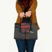 Germany Beast Leather Bag Ripped Flag Graphic - Wonder Print Shop