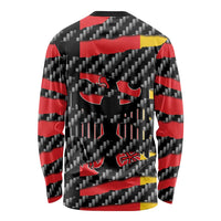 Germany Beast Long Sleeve Shirt Ripped Flag Graphic - Wonder Print Shop