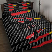 Germany Beast Quilt Bed Set Ripped Flag Graphic - Wonder Print Shop