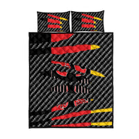 Germany Beast Quilt Bed Set Ripped Flag Graphic - Wonder Print Shop