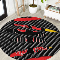 Germany Beast Round Carpet Ripped Flag Graphic - Wonder Print Shop