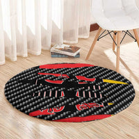 Germany Beast Round Carpet Ripped Flag Graphic - Wonder Print Shop