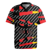 Germany Beast Rugby Jersey Ripped Flag Graphic - Wonder Print Shop
