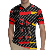 Germany Beast Rugby Jersey Ripped Flag Graphic - Wonder Print Shop
