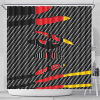 Germany Beast Shower Curtain Ripped Flag Graphic - Wonder Print Shop