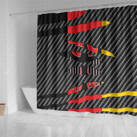 Germany Beast Shower Curtain Ripped Flag Graphic - Wonder Print Shop