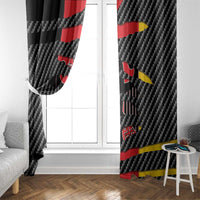 Germany Beast Window Curtain Ripped Flag Graphic - Wonder Print Shop