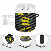 Jamaica Beast AirPods Case Ripped Flag Graphic - Wonder Print Shop