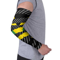 Jamaica Beast Arm Sleeves Ripped Flag Graphic - Wonder Print Shop