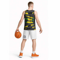 Jamaica Beast Basketball Jersey Ripped Flag Graphic - Wonder Print Shop