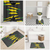Jamaica Beast Bathroom Set Ripped Flag Graphic - Wonder Print Shop