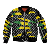 Jamaica Beast Bomber Jacket Ripped Flag Graphic - Wonder Print Shop
