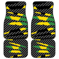 Jamaica Beast Car Mats Ripped Flag Graphic - Wonder Print Shop