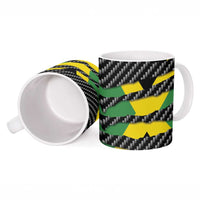 Jamaica Beast Ceramic Mug Ripped Flag Graphic - Wonder Print Shop