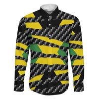 Jamaica Beast Family Matching Off Shoulder Maxi Dress and Hawaiian Shirt Ripped Flag Graphic - Wonder Print Shop