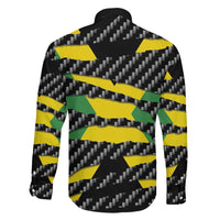 Jamaica Beast Family Matching Off Shoulder Maxi Dress and Hawaiian Shirt Ripped Flag Graphic - Wonder Print Shop