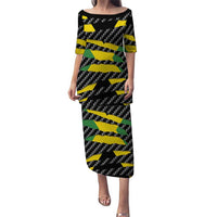 Jamaica Beast Family Matching Puletasi and Hawaiian Shirt Ripped Flag Graphic - Wonder Print Shop