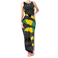Jamaica Beast Family Matching Tank Maxi Dress and Hawaiian Shirt Ripped Flag Graphic - Wonder Print Shop