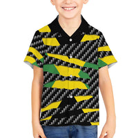 Jamaica Beast Family Matching Tank Maxi Dress and Hawaiian Shirt Ripped Flag Graphic - Wonder Print Shop