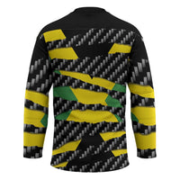 Jamaica Beast Hockey Jersey Ripped Flag Graphic - Wonder Print Shop