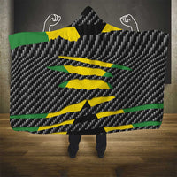 Jamaica Beast Hooded Blanket Ripped Flag Graphic - Wonder Print Shop