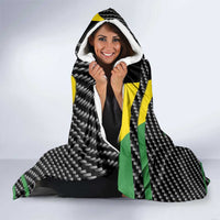 Jamaica Beast Hooded Blanket Ripped Flag Graphic - Wonder Print Shop