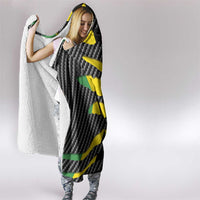 Jamaica Beast Hooded Blanket Ripped Flag Graphic - Wonder Print Shop