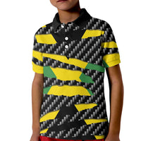 Jamaica Beast Kid Polo Shirt Ripped Flag Graphic - Wonder Print Shop
