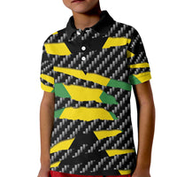 Jamaica Beast Kid Polo Shirt Ripped Flag Graphic - Wonder Print Shop