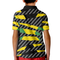 Jamaica Beast Kid Polo Shirt Ripped Flag Graphic - Wonder Print Shop