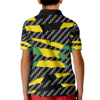 Jamaica Beast Kid Polo Shirt Ripped Flag Graphic - Wonder Print Shop