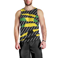Jamaica Beast Men Tank Top Ripped Flag Graphic - Wonder Print Shop