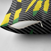 Jamaica Beast Pillow Cover Ripped Flag Graphic - Wonder Print Shop