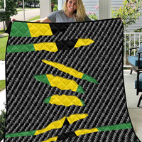 Jamaica Beast Quilt Ripped Flag Graphic - Wonder Print Shop