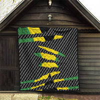 Jamaica Beast Quilt Ripped Flag Graphic - Wonder Print Shop