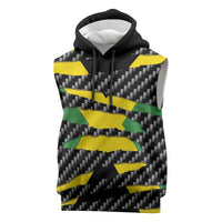 Jamaica Beast Sleeveless Hoodie Ripped Flag Graphic - Wonder Print Shop